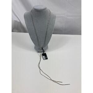 NWT Halogen Twisted Snake Chain Y-necklace